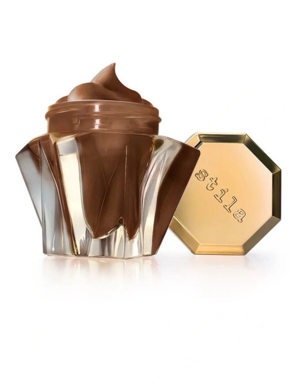Stila Lingerie Soufflé Skin Perfecting Color Shade 8.0 Dark Star Container